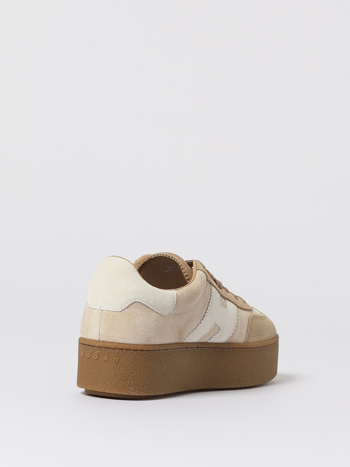 HOGAN SNEAKERS: Sneakers Cool Hogan in camoscio , Beige - Img 3