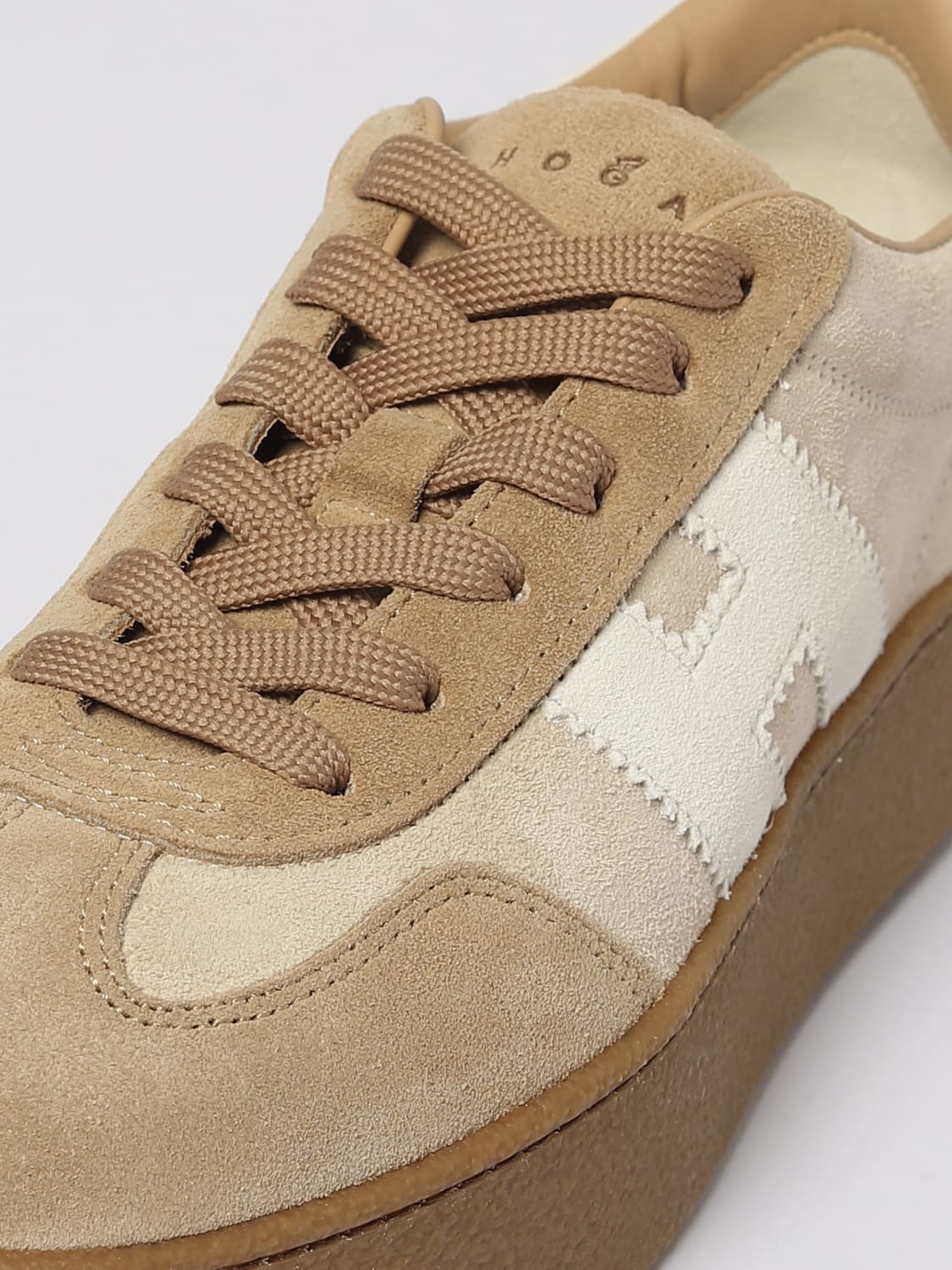 HOGAN SNEAKERS: Sneakers Cool Hogan in camoscio , Beige - Img 4