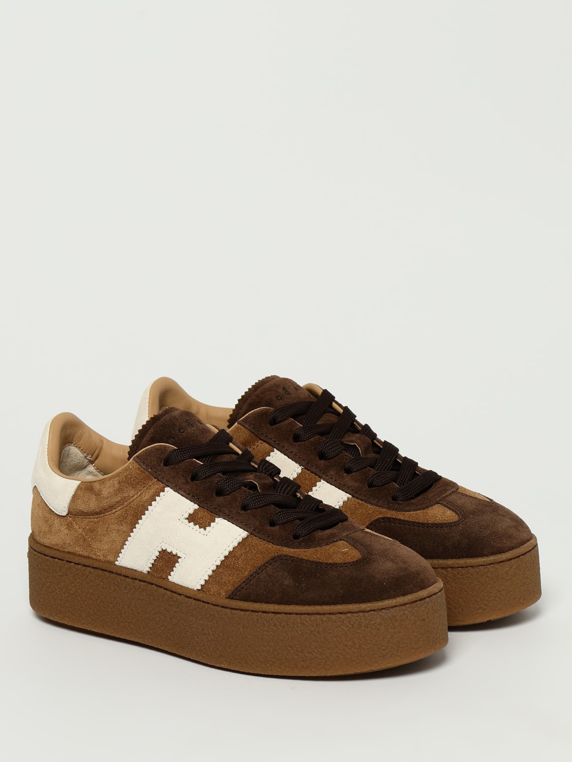 HOGAN TRAINERS: Shoes woman Hogan, Brown - Img 2