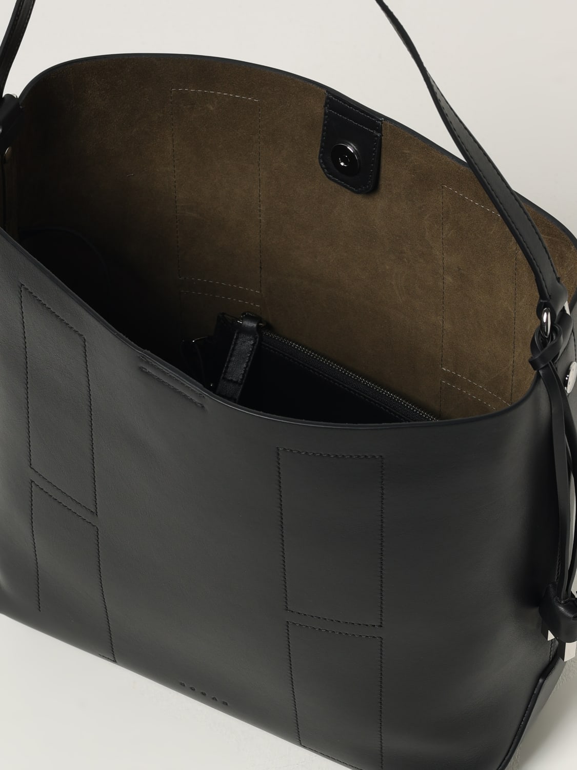 HOGAN HANDBAG: Handbag woman Hogan, Black - Img 4