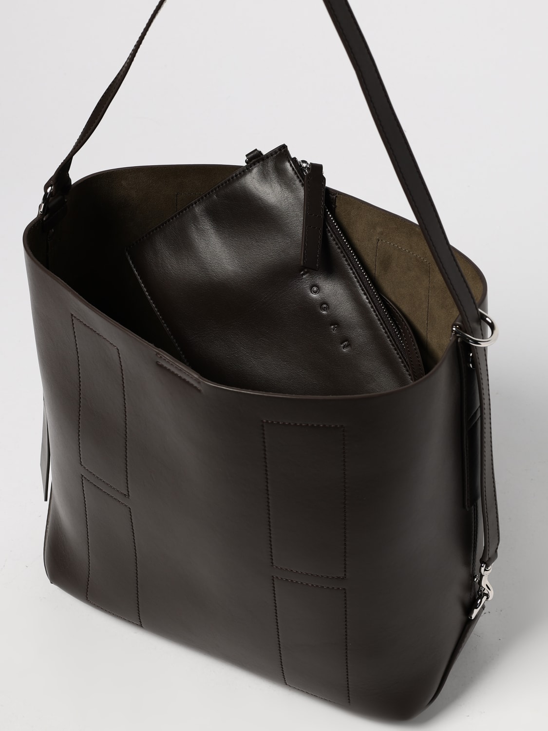 HOGAN HANDTASCHE: Handtasche damen Hogan, Tabak - Img 4