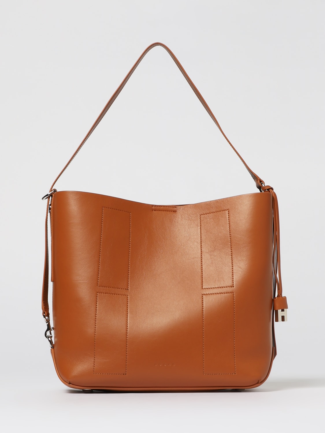 HOGAN BOLSO DE MANO: Bolso de mano mujer Hogan, Cacao - Img 1