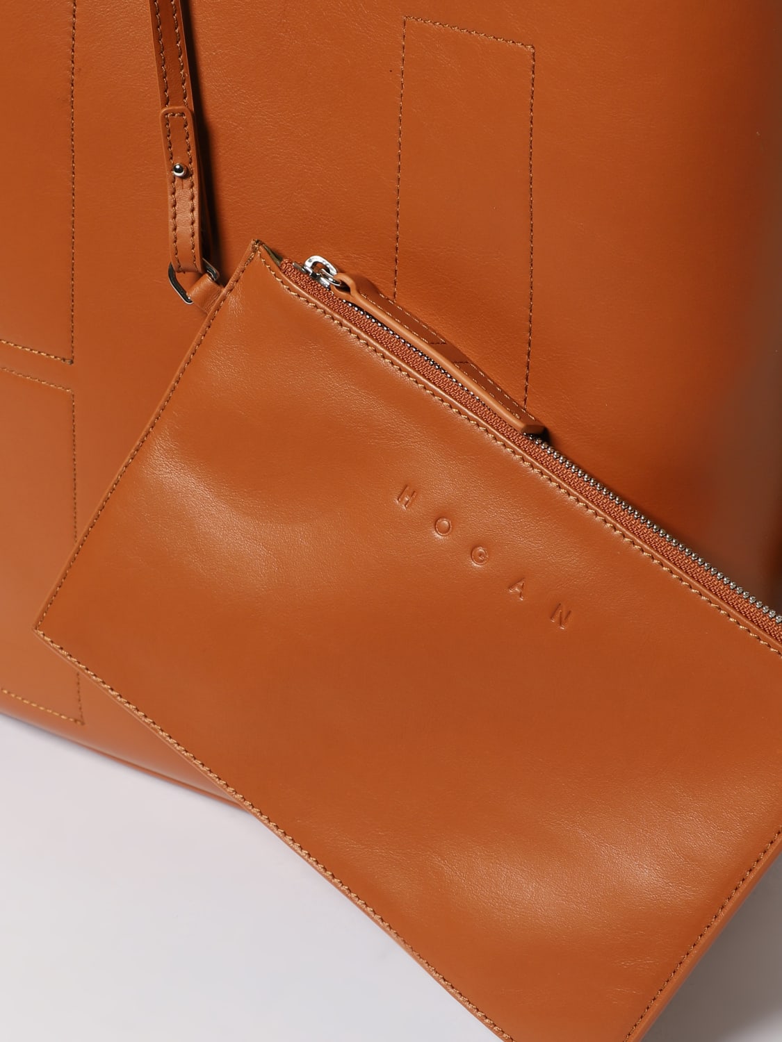 HOGAN BOLSO DE MANO: Bolso de mano mujer Hogan, Cacao - Img 3