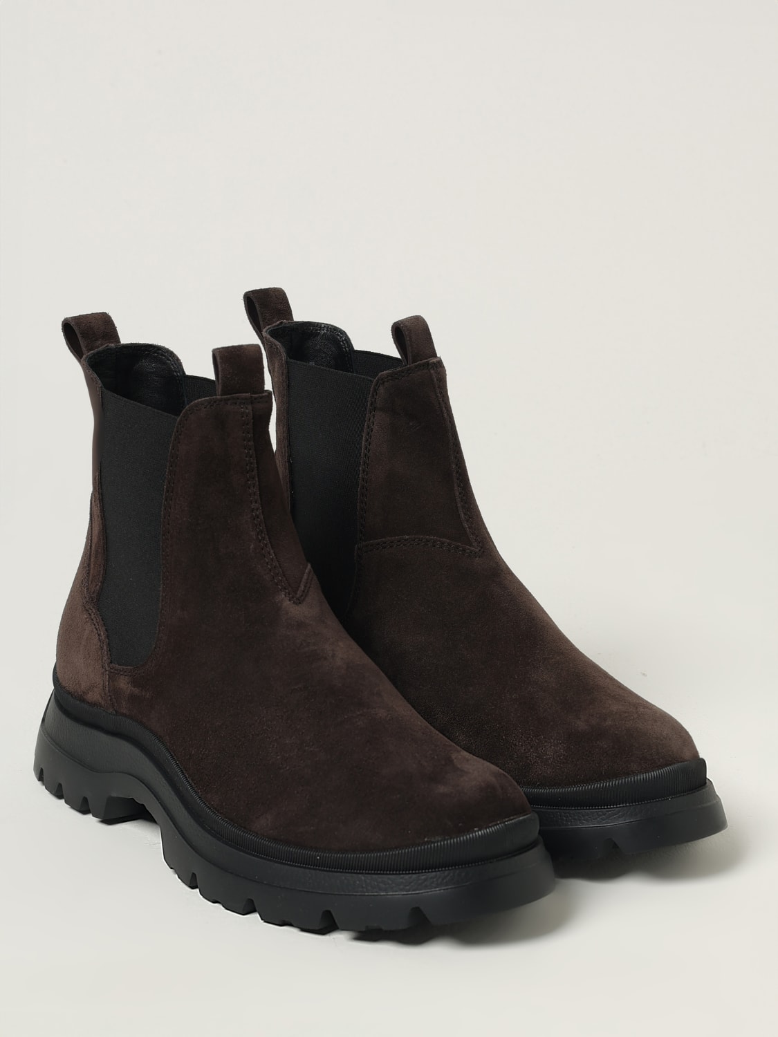 HOGAN BOOT: Boots men Hogan, Brown - Img 2