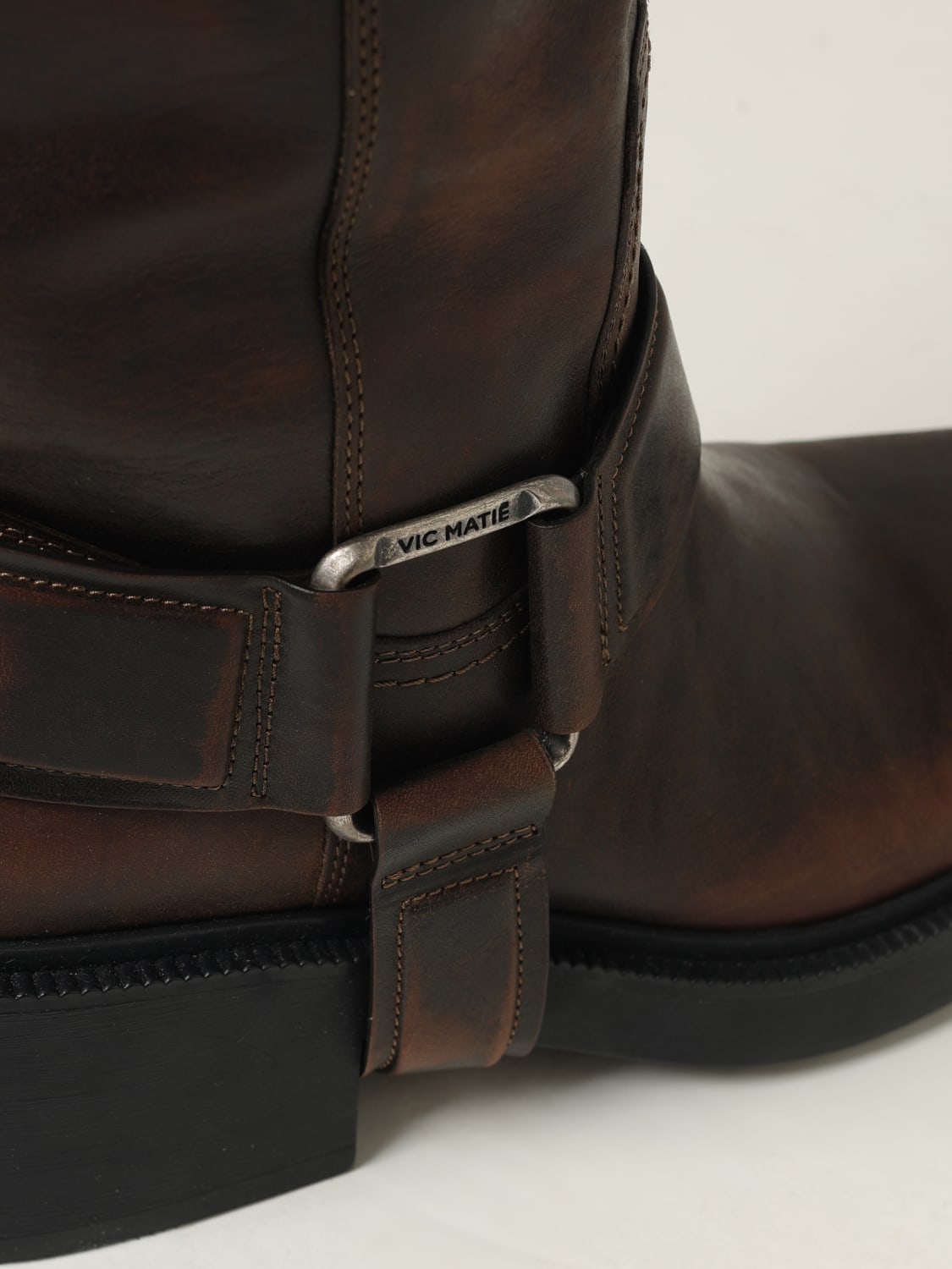 VIC MATIÉ BOTTES: Bottines plates femme Vic MatiÉ, Marron - Img 4