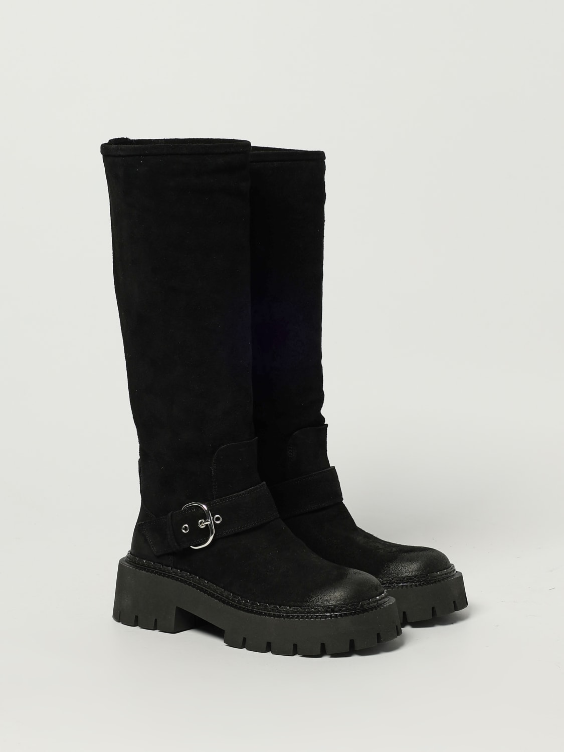 VIC MATIÉ BOOTS: Flat ankle boots woman Vic MatiÉ, Black - Img 2