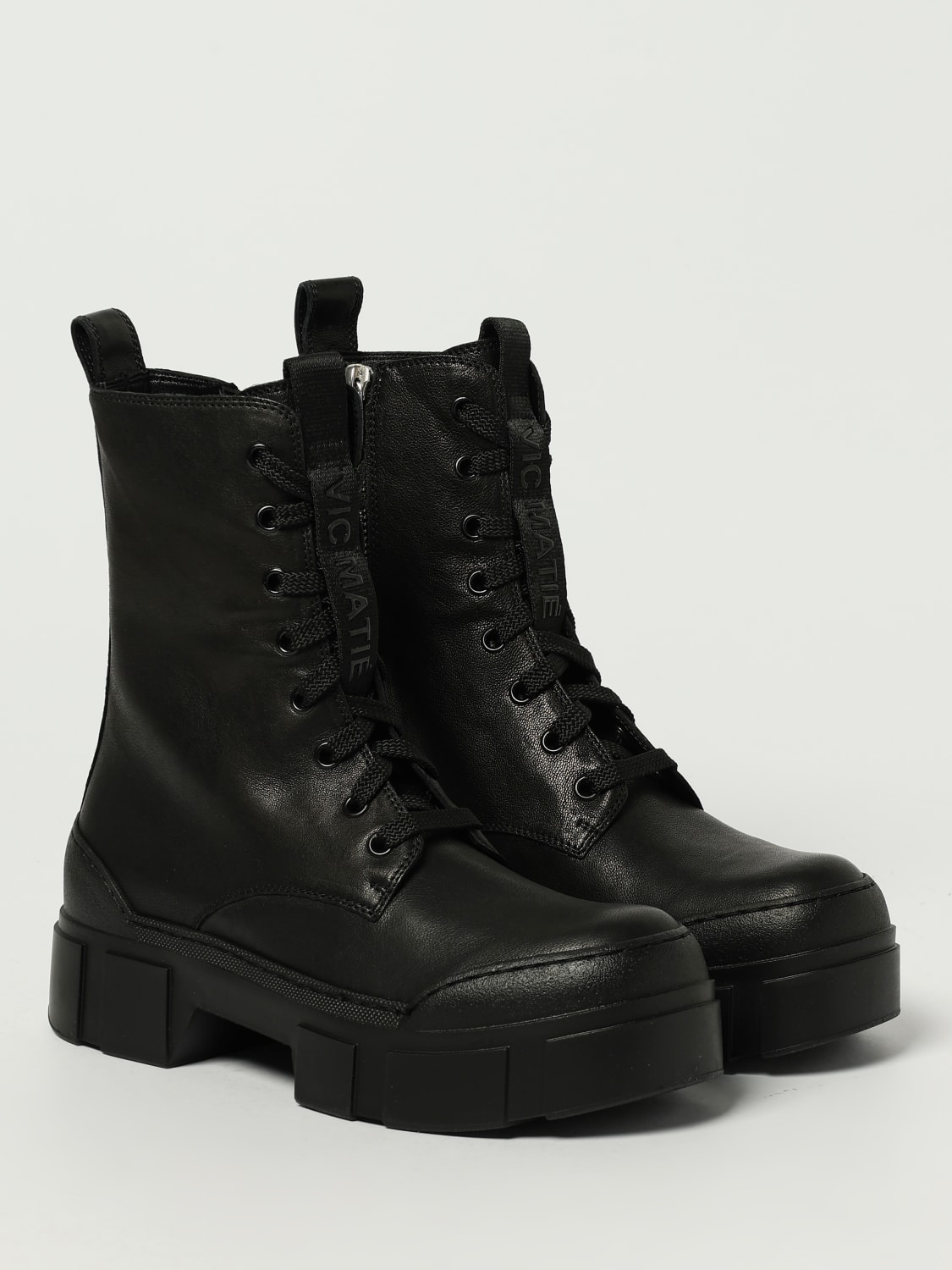 VIC MATIÉ BOTTES: Bottines plates femme Vic MatiÉ, Noir - Img 2
