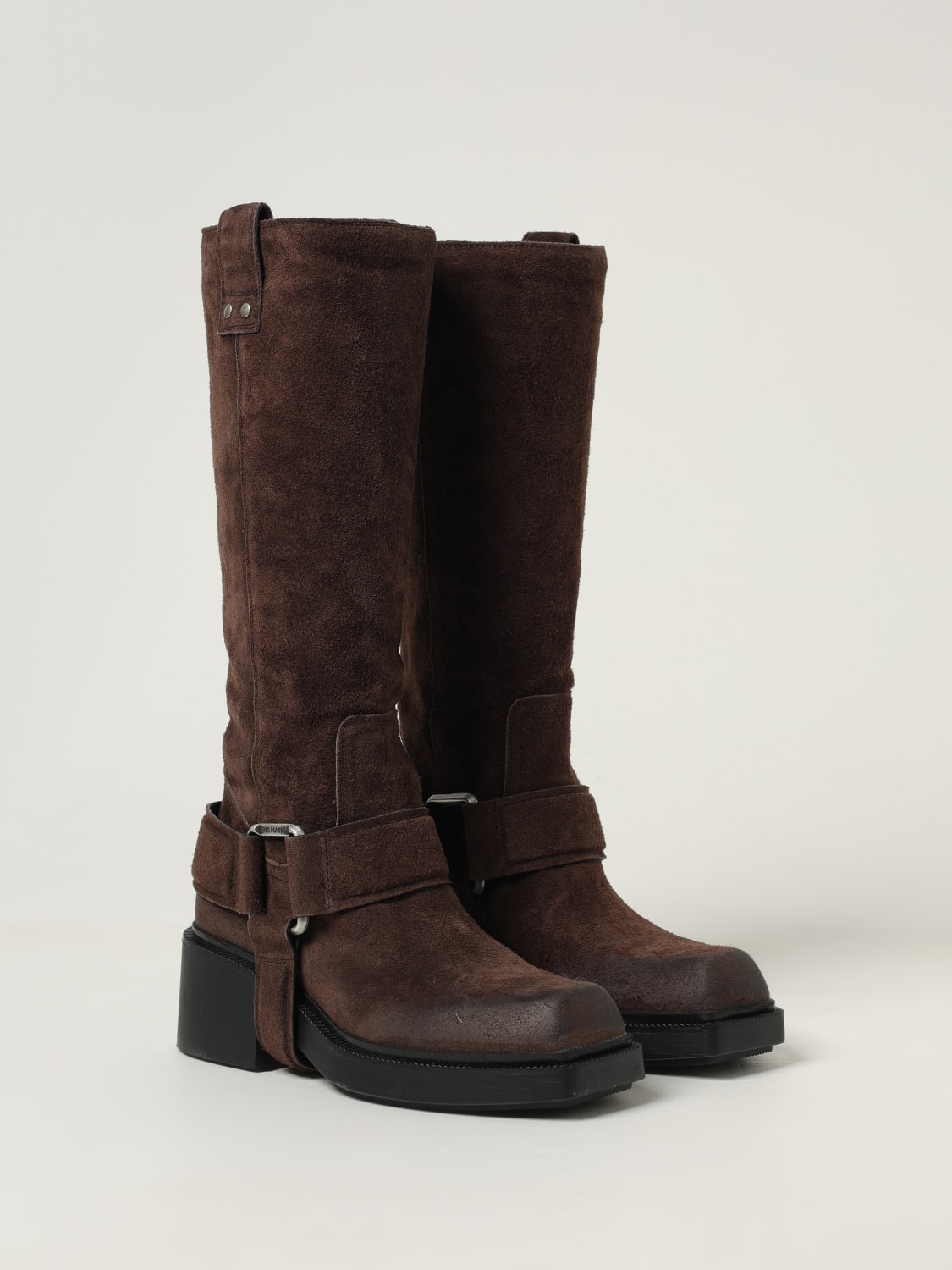 VIC MATIÉ BOOTS: Flat ankle boots woman Vic MatiÉ, Brown - Img 2