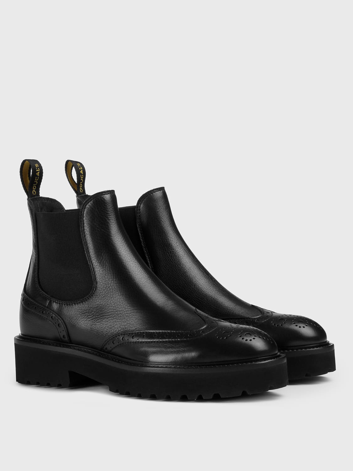 DOUCAL'S BOOTS: Flat ankle boots woman Doucal's, Black - Img 2