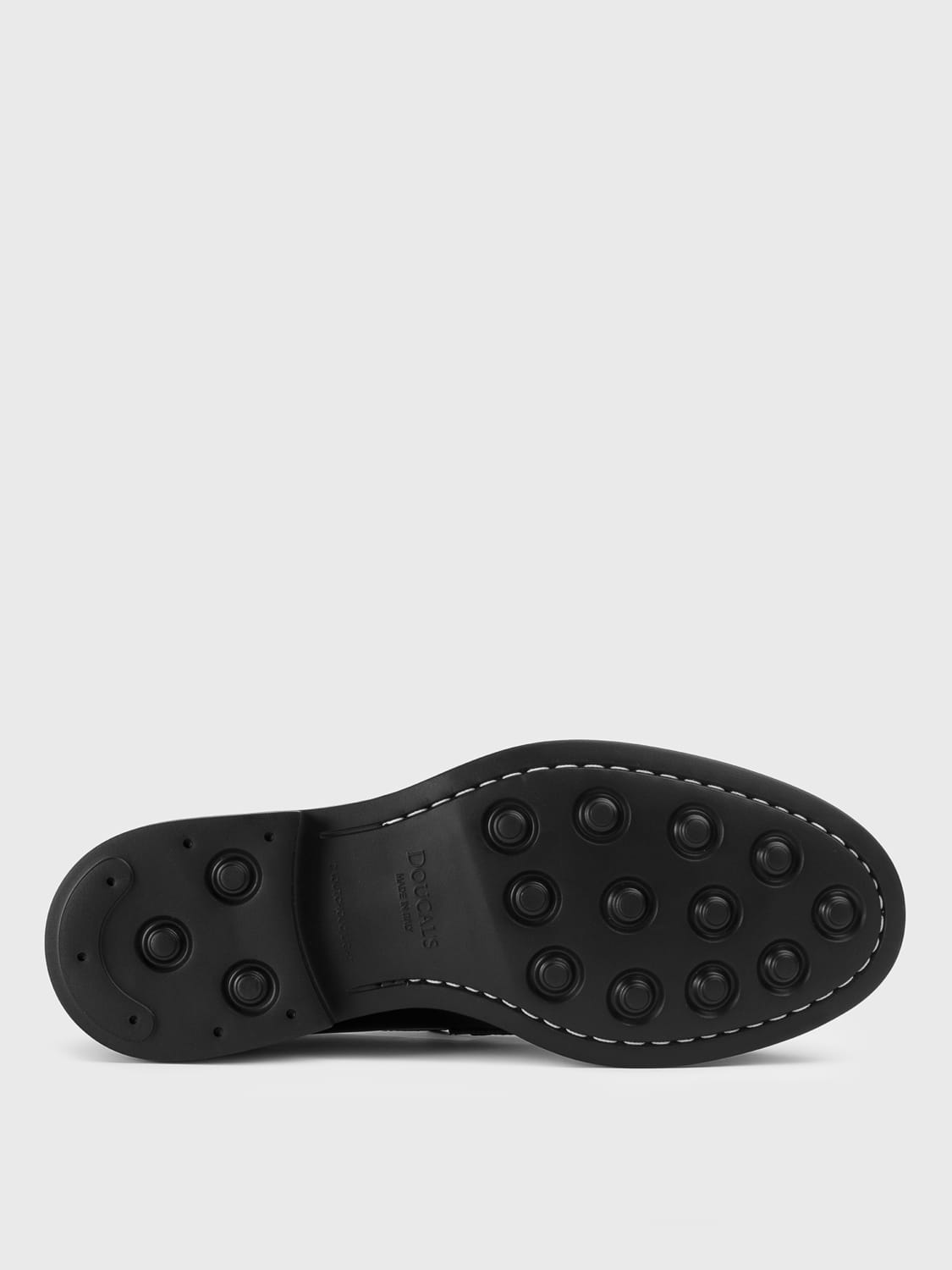 DOUCAL'S MOCASSINI: Mocassino Doucal's in pelle con nappe , Nero - Img 4