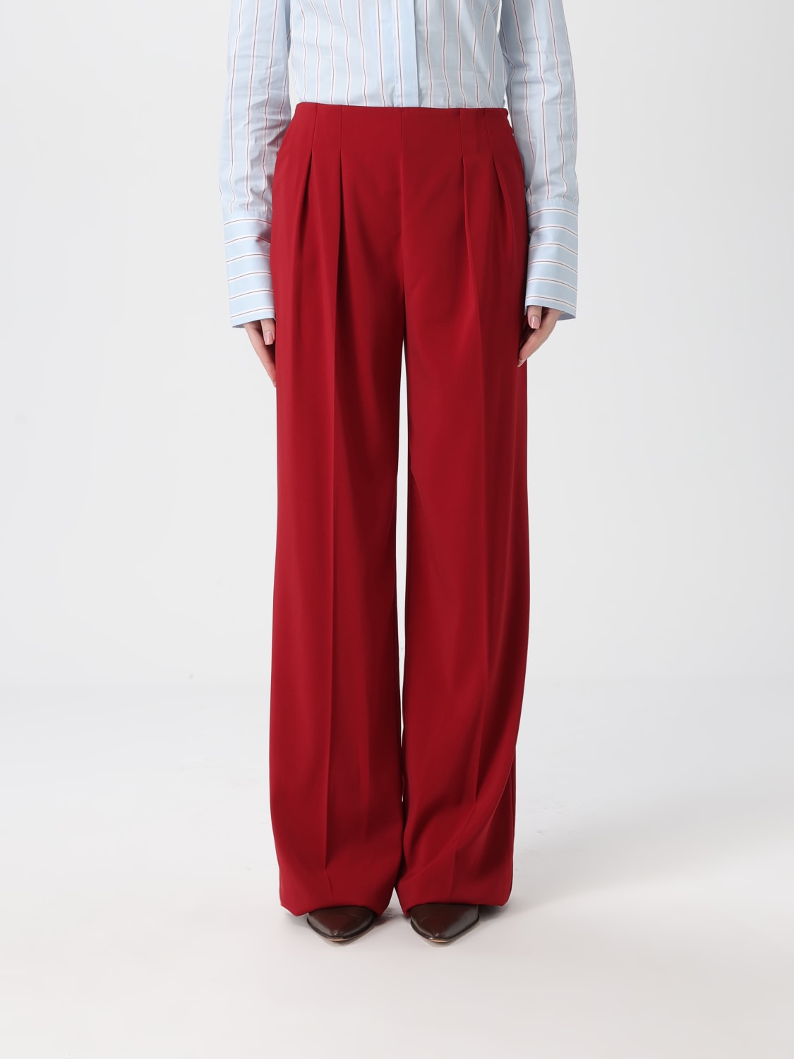 PATRIZIA PEPE PANTS: Pants woman Patrizia Pepe, Red - Img 1