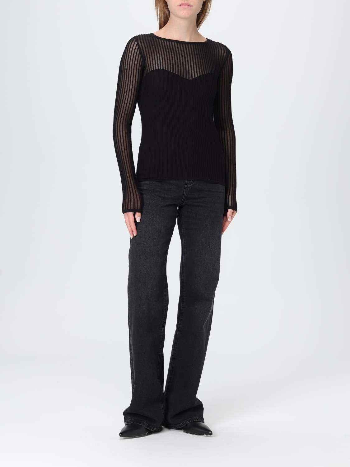 PATRIZIA PEPE JEANS: Jeans woman Patrizia Pepe, Black - Img 2
