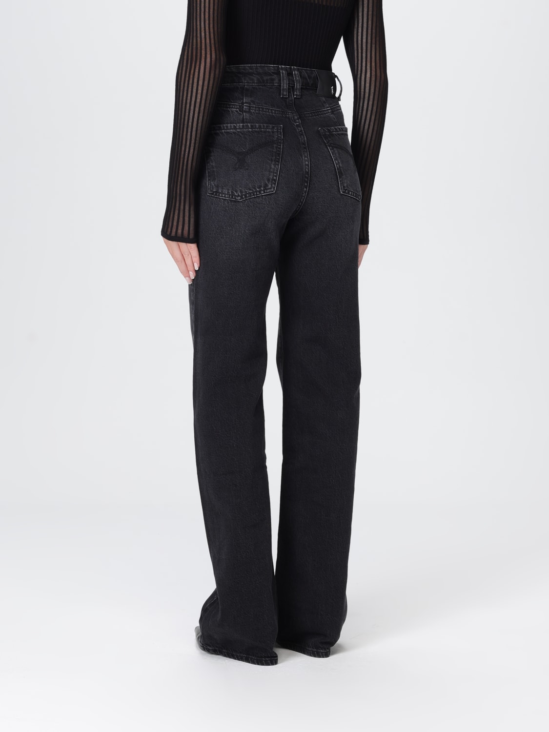 PATRIZIA PEPE JEANS: Jeans woman Patrizia Pepe, Black - Img 3