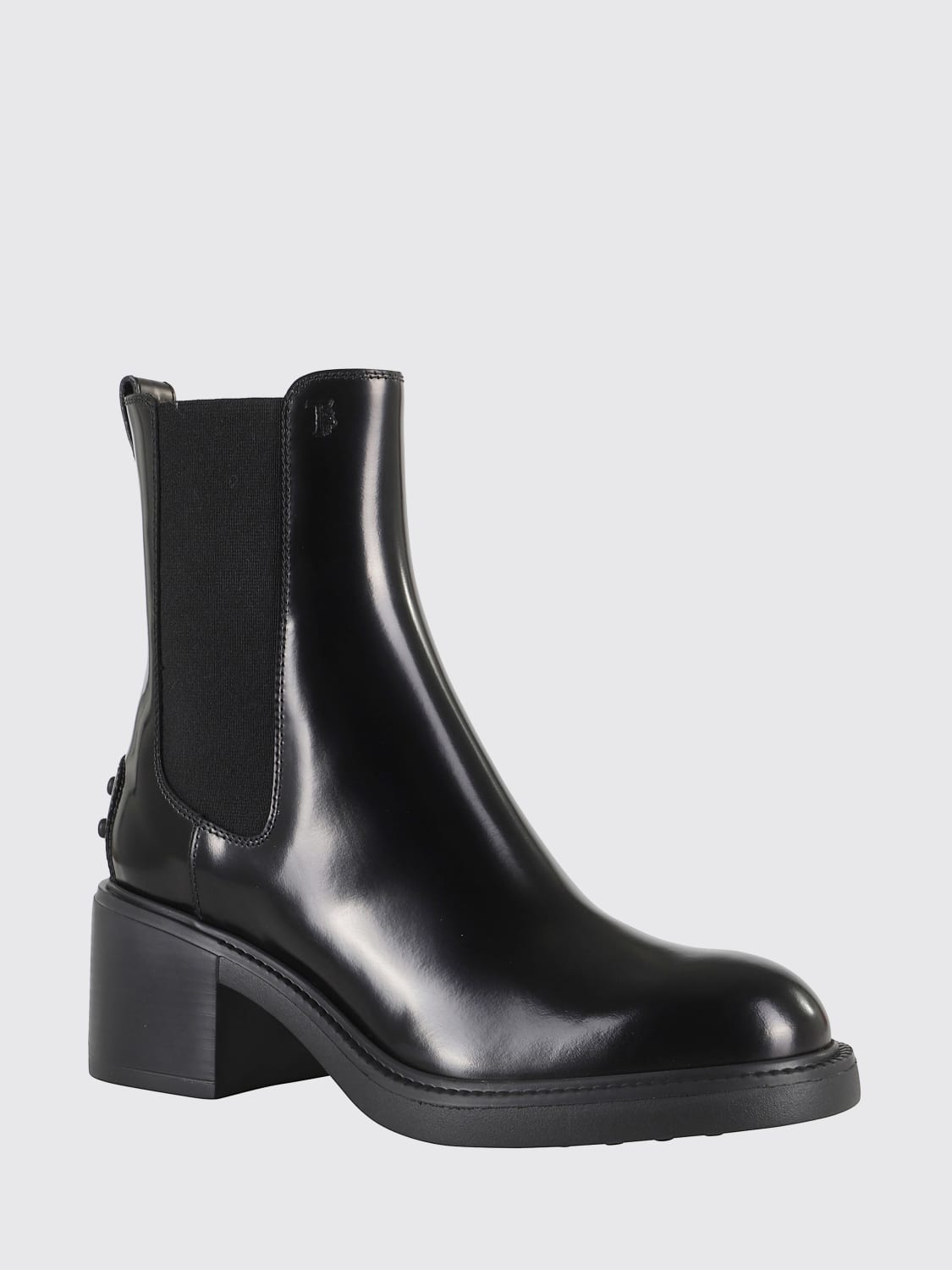 TOD'S BOOTS: Flat ankle boots woman Tod's, Black - Img 2