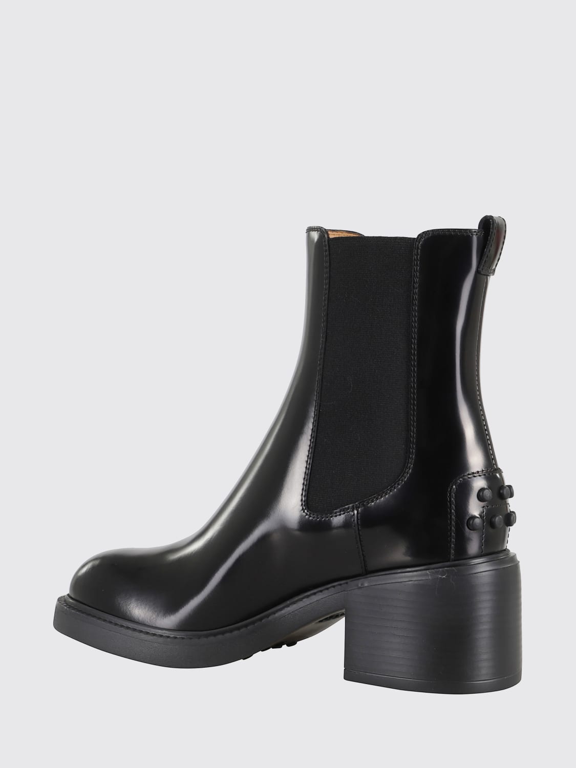 TOD'S BOOTS: Flat ankle boots woman Tod's, Black - Img 3