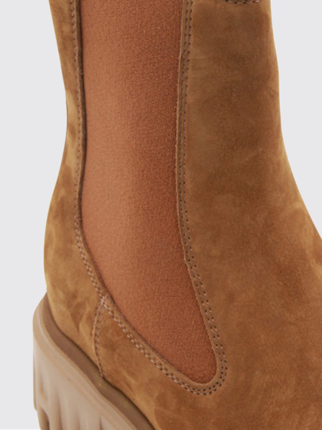 HOGAN STIVALI: Stivaletto Hogan in camoscio , Marrone - Img 4