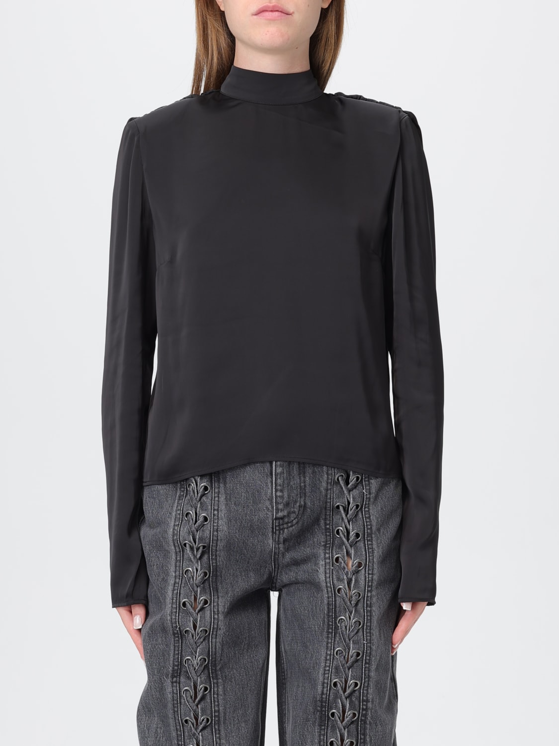 ROTATE TOP: Top woman Rotate, Black - Img 1