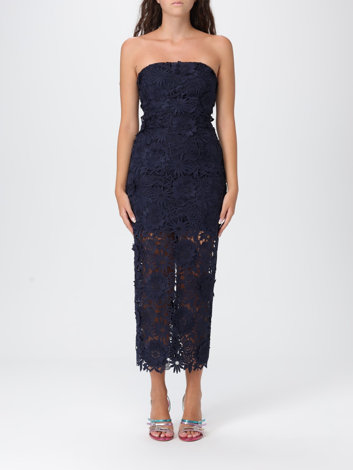 ROTATE DRESS: Dress woman Rotate, Blue - Img 1