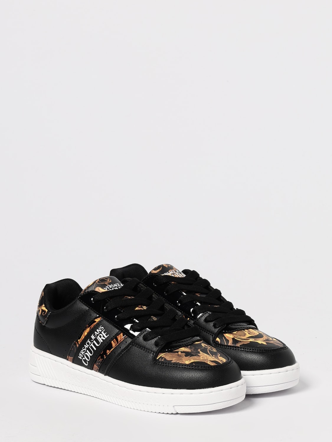 VERSACE JEANS COUTURE SNEAKERS: Shoes woman Versace Jeans Couture, Black - Img 2