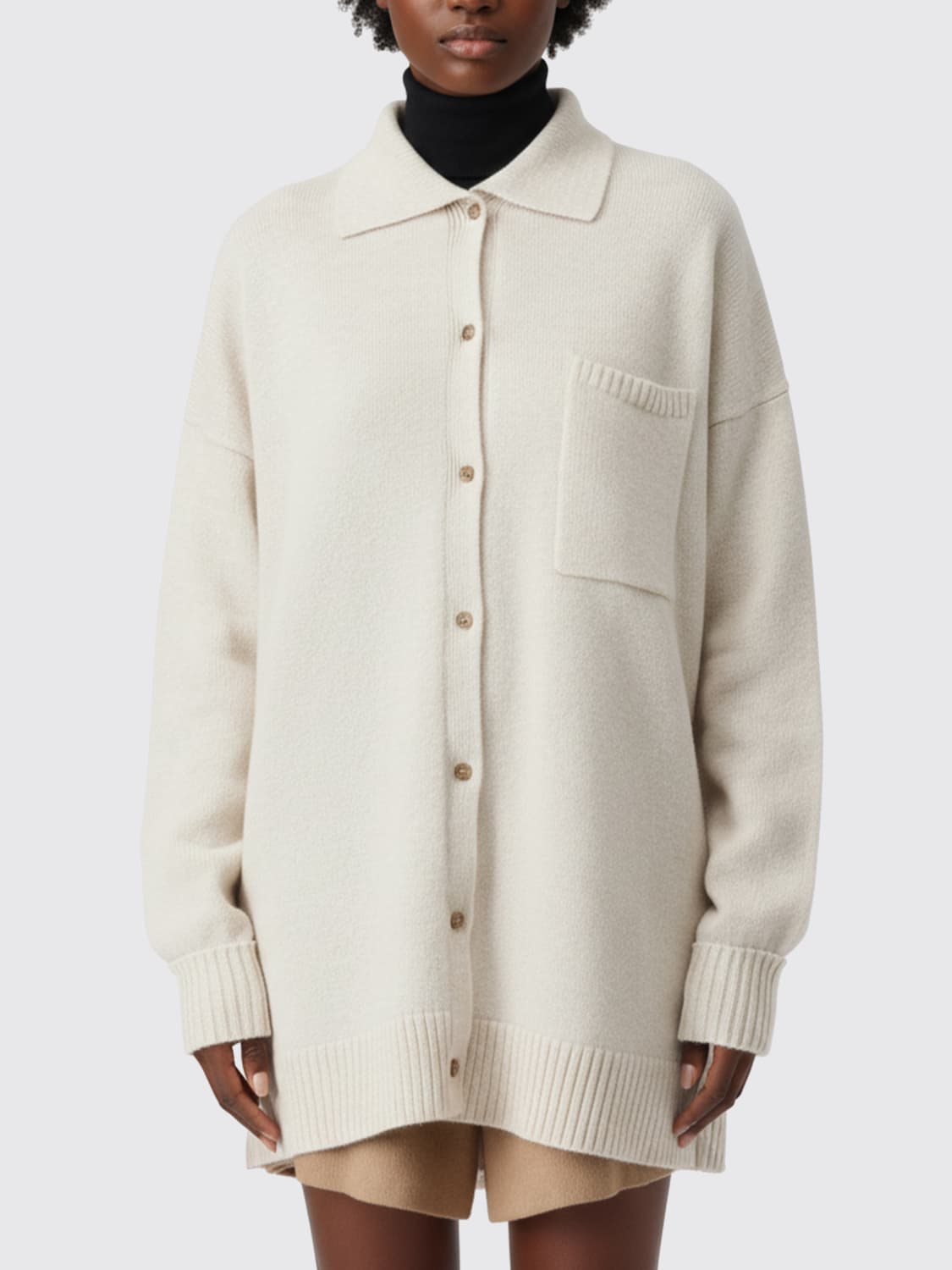 MAX MARA POLO SHIRT: Sweater woman Max Mara, White - Img 1