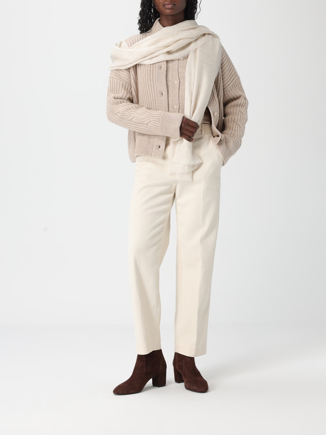 MAX MARA POLO SHIRT: Sweater woman Max Mara, Beige - Img 2