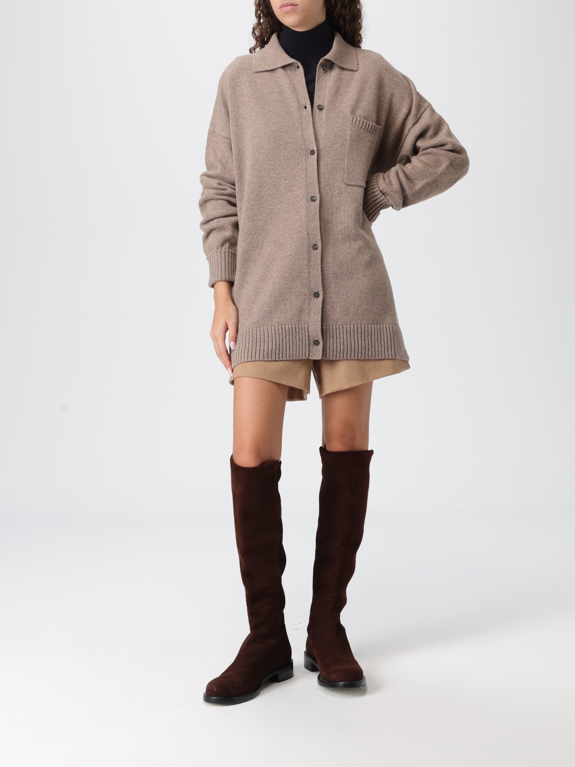 MAX MARA POLO SHIRT: Sweater woman Max Mara, Brown - Img 2