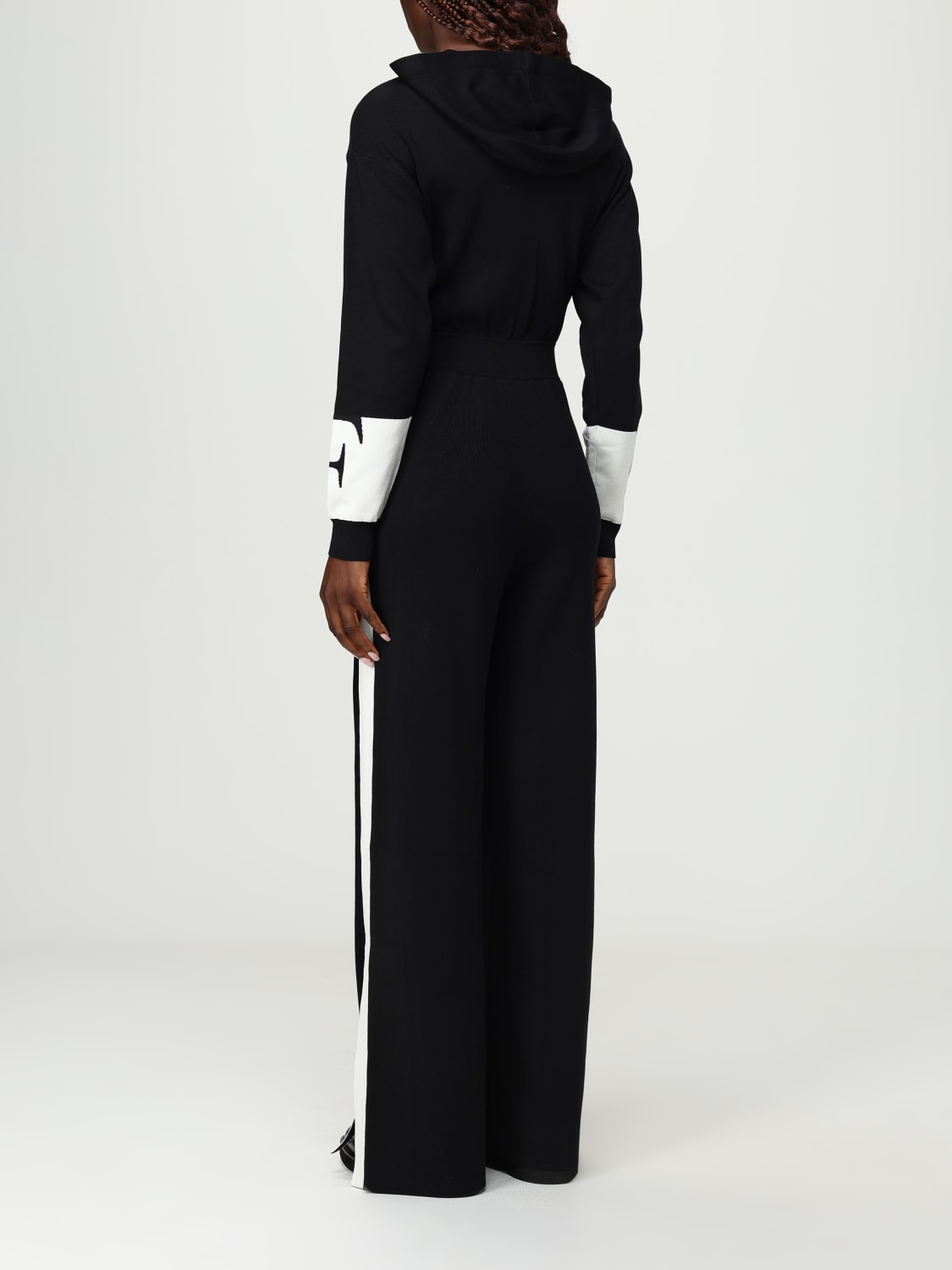 ELISABETTA FRANCHI JUMPSUIT: Pants woman Elisabetta Franchi, Black - Img 2