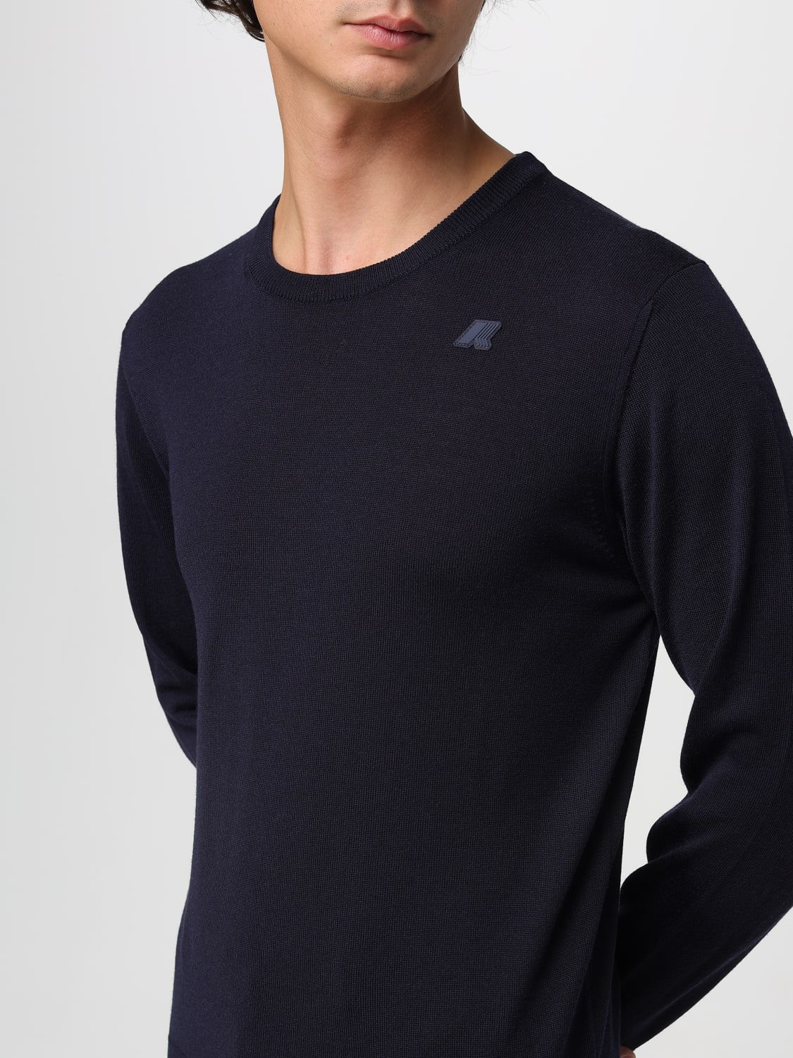 K-WAY SWEATER: Sweater men K-way, Blue - Img 3