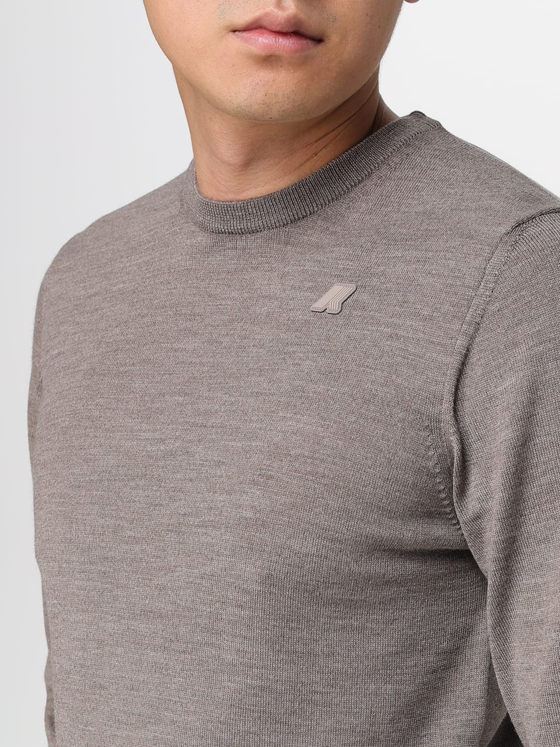 K-WAY SWEATER: Sweater men K-way, Beige - Img 3