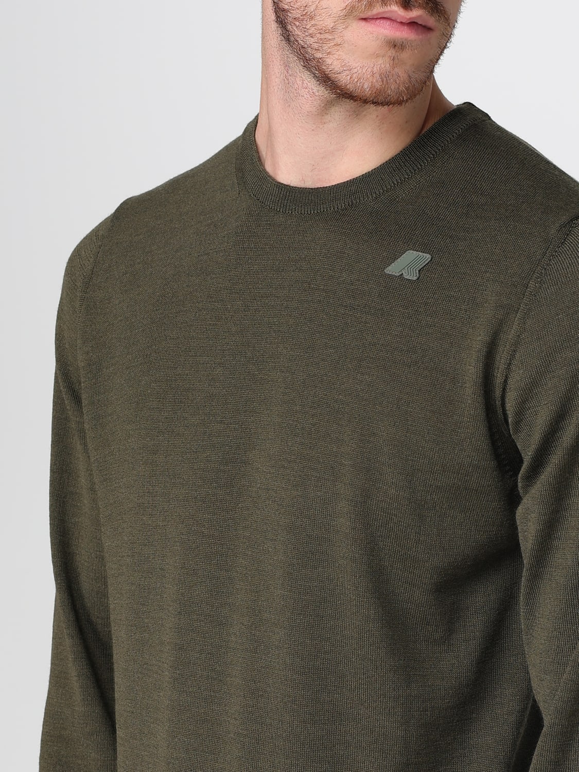 K-WAY PULLOVER: Pullover herren K-way, Military - Img 3