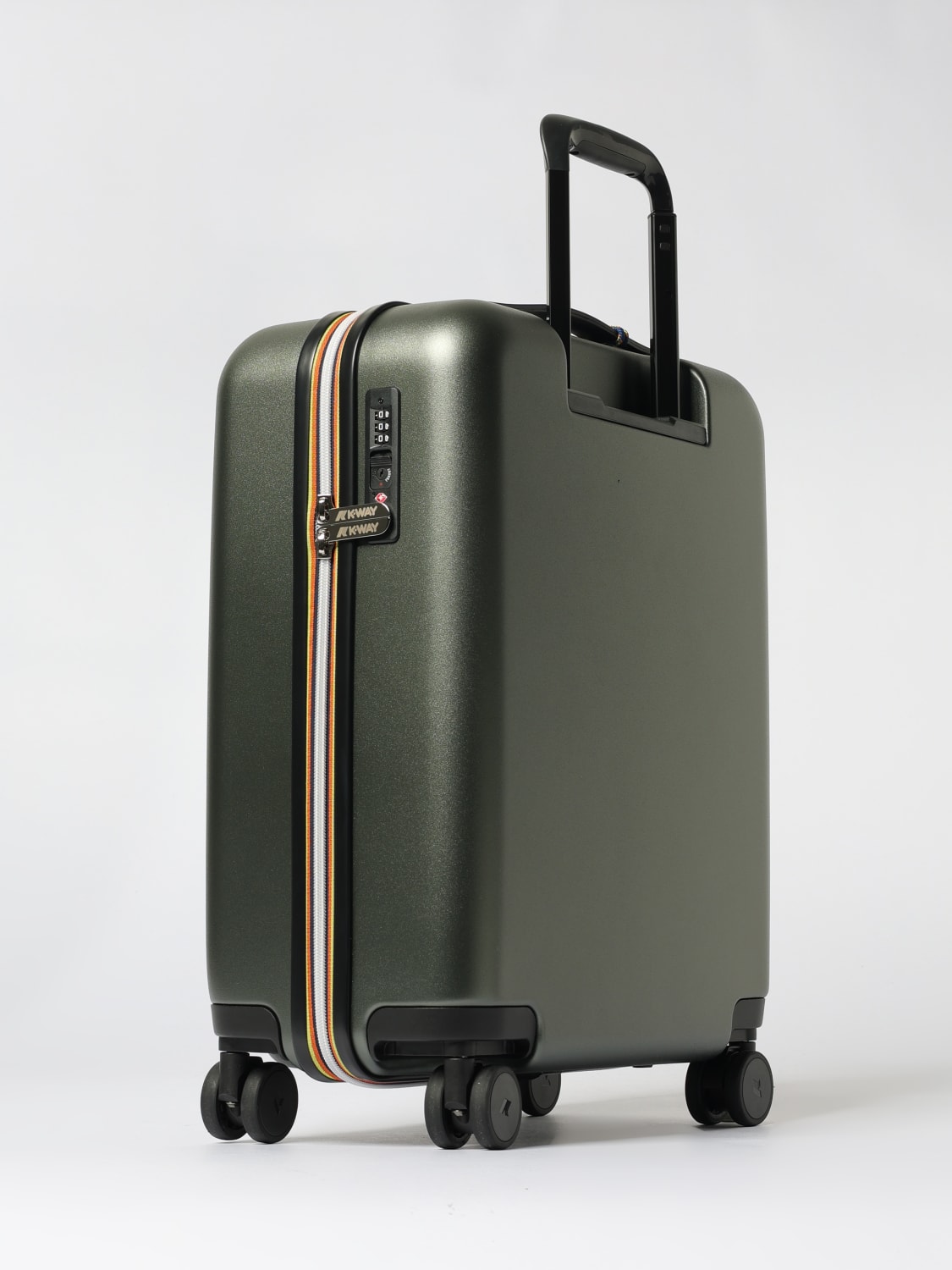 K-WAY TRAVEL BAG: Travel bag men K-way, Green - Img 2