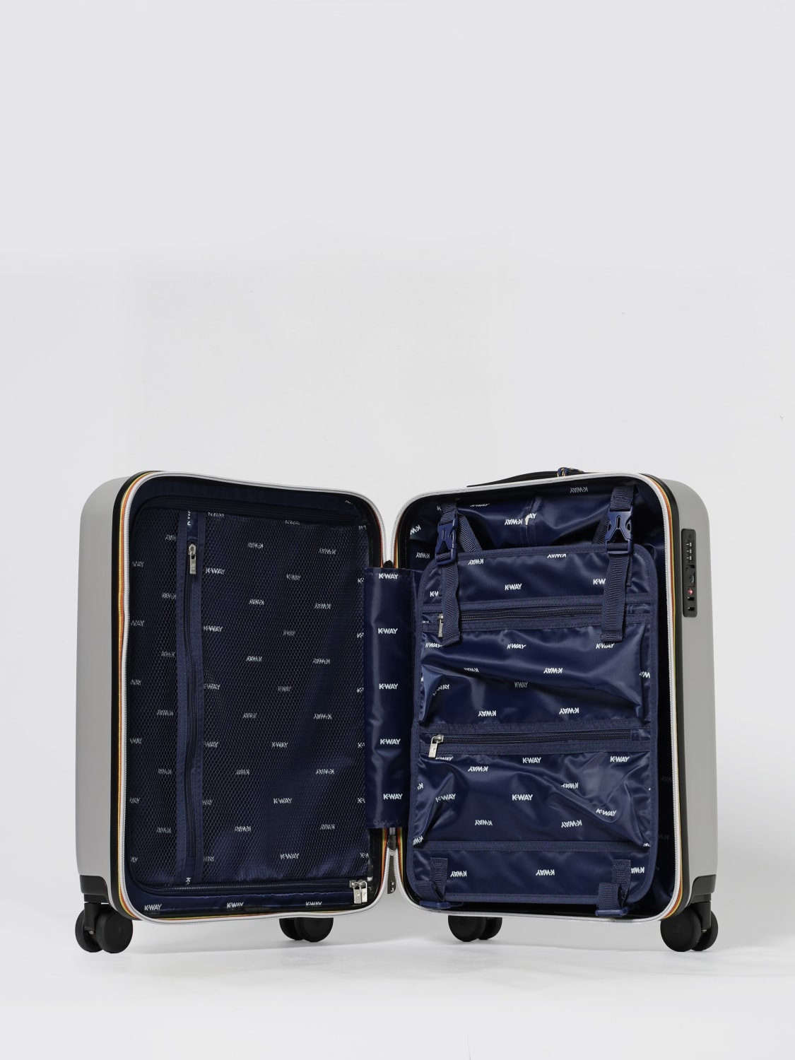 K-WAY TRAVEL BAG: Travel bag men K-way, Silver - Img 2