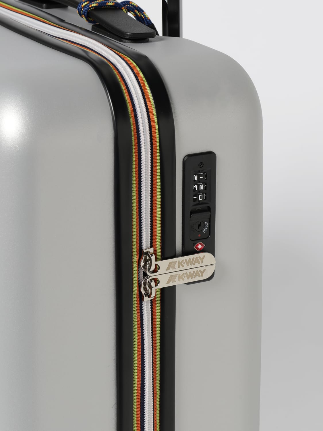 K-WAY TRAVEL BAG: Travel bag men K-way, Silver - Img 4