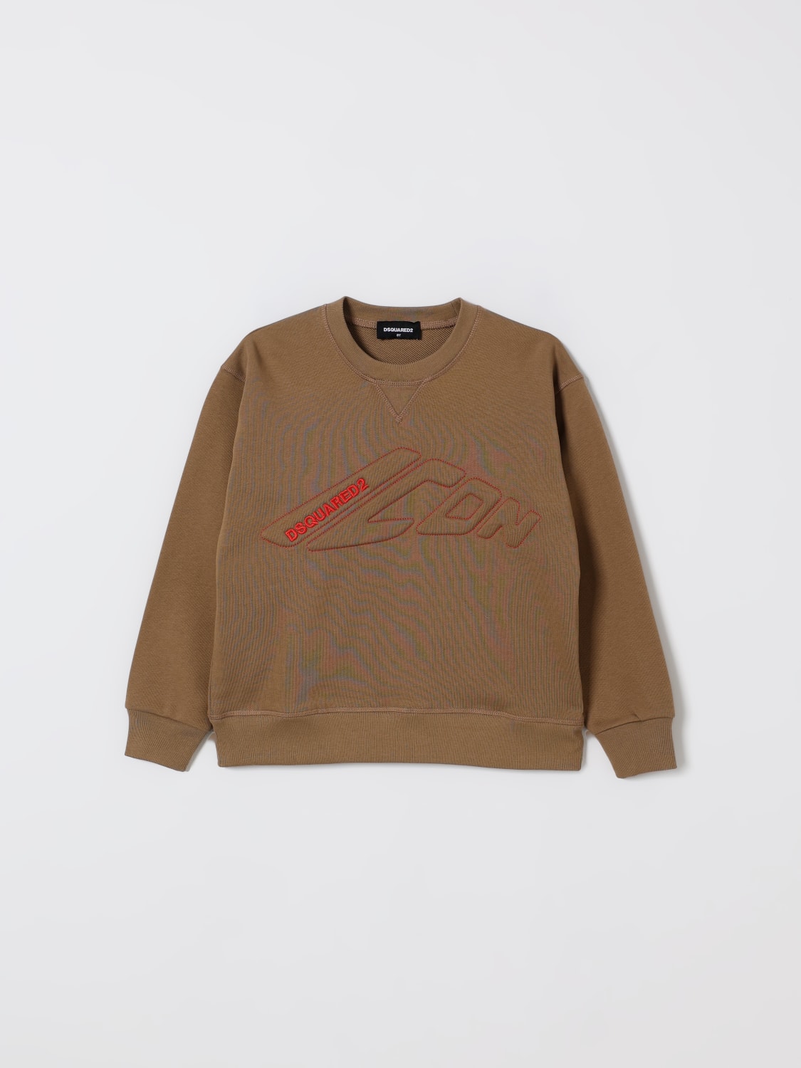 DSQUARED2 PULLOVER: Pullover kinder Dsquared2, Camel - Img 1