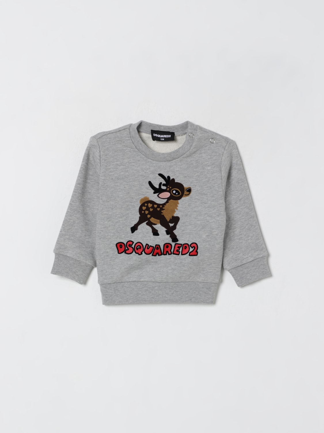 DSQUARED2 JERSEY: Jersey niños Dsquared2, Gris - Img 1