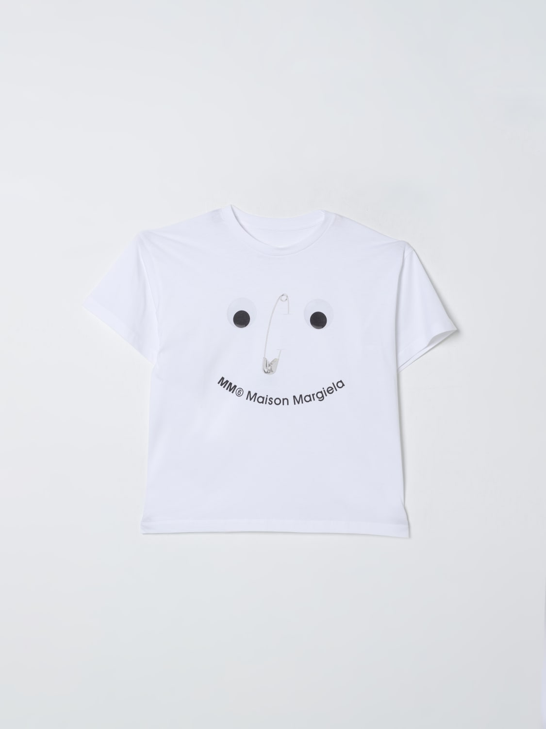 MM6 MAISON MARGIELA CAMISETA: Camisetas niños Mm6 Maison Margiela, Blanco - Img 1