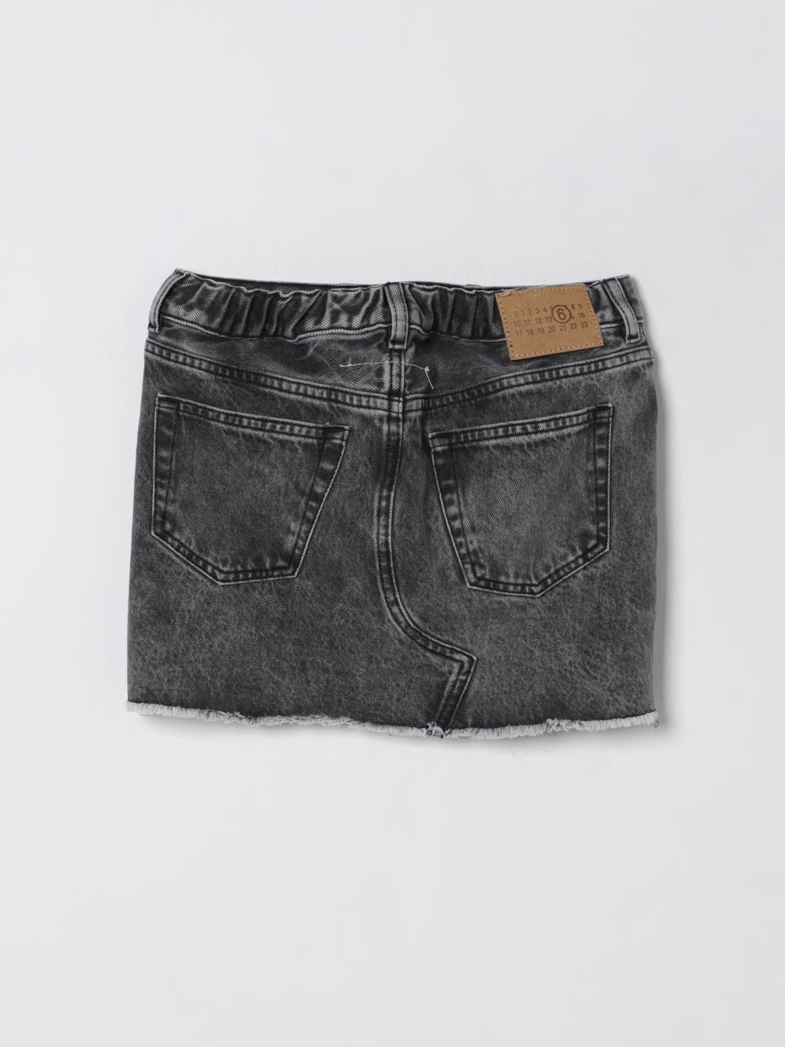 MM6 MAISON MARGIELA FALDA: Falda niños Mm6 Maison Margiela, Negro - Img 2