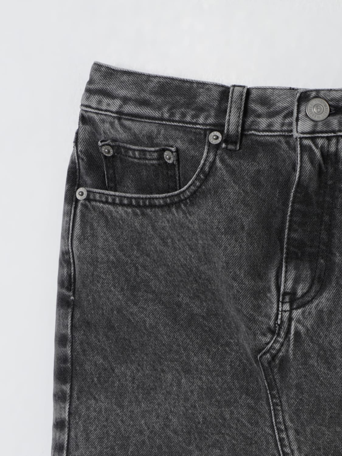 MM6 MAISON MARGIELA FALDA: Falda niños Mm6 Maison Margiela, Negro - Img 3