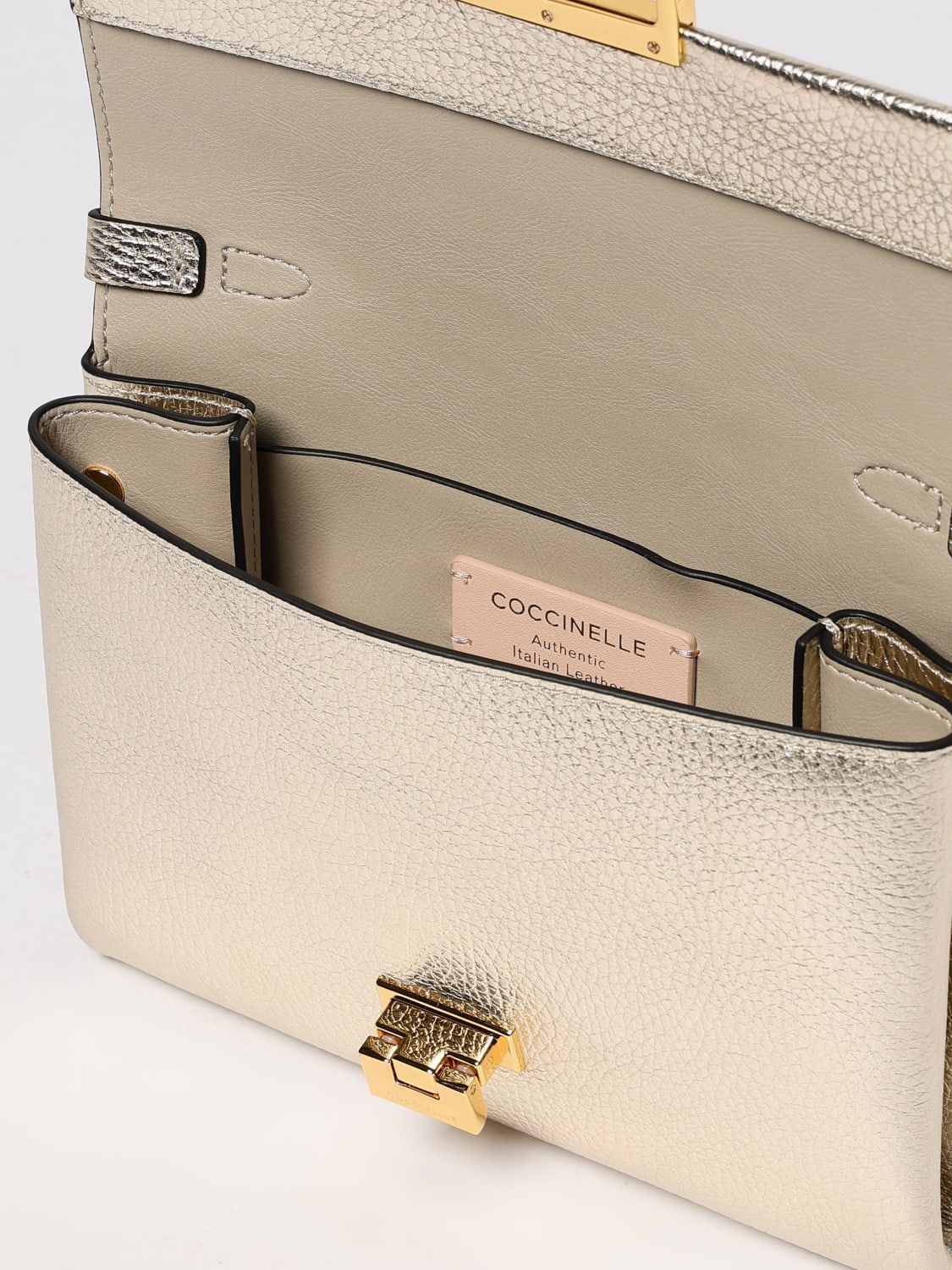 COCCINELLE MINI BAG: Handbag woman Coccinelle, Gold - Img 3