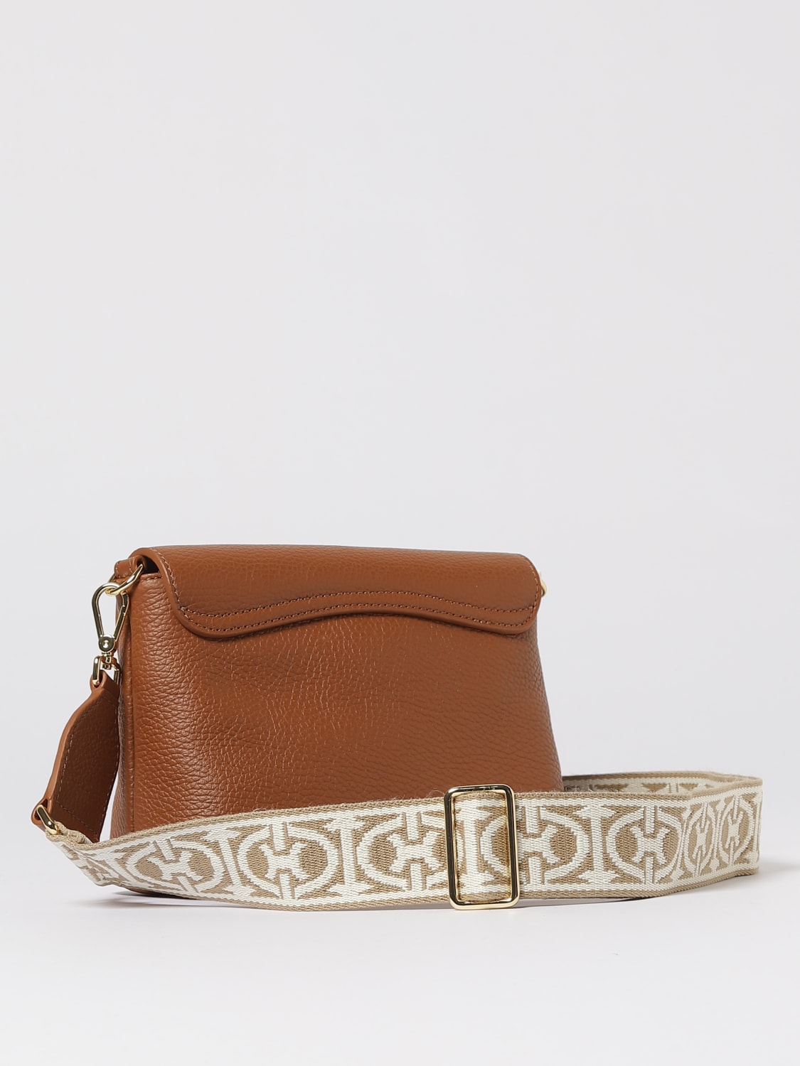 COCCINELLE BORSA MINI: Borsa Paulina Coccinelle in pelle a grana , Marrone - Img 2