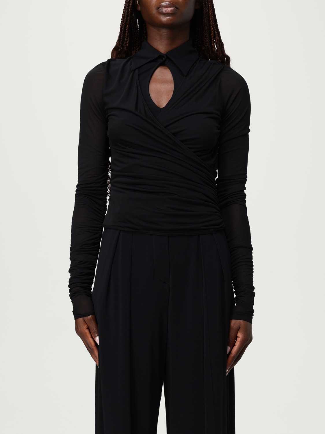 MAX MARA TOP: Bodysuit woman Max Mara, Black - Img 1