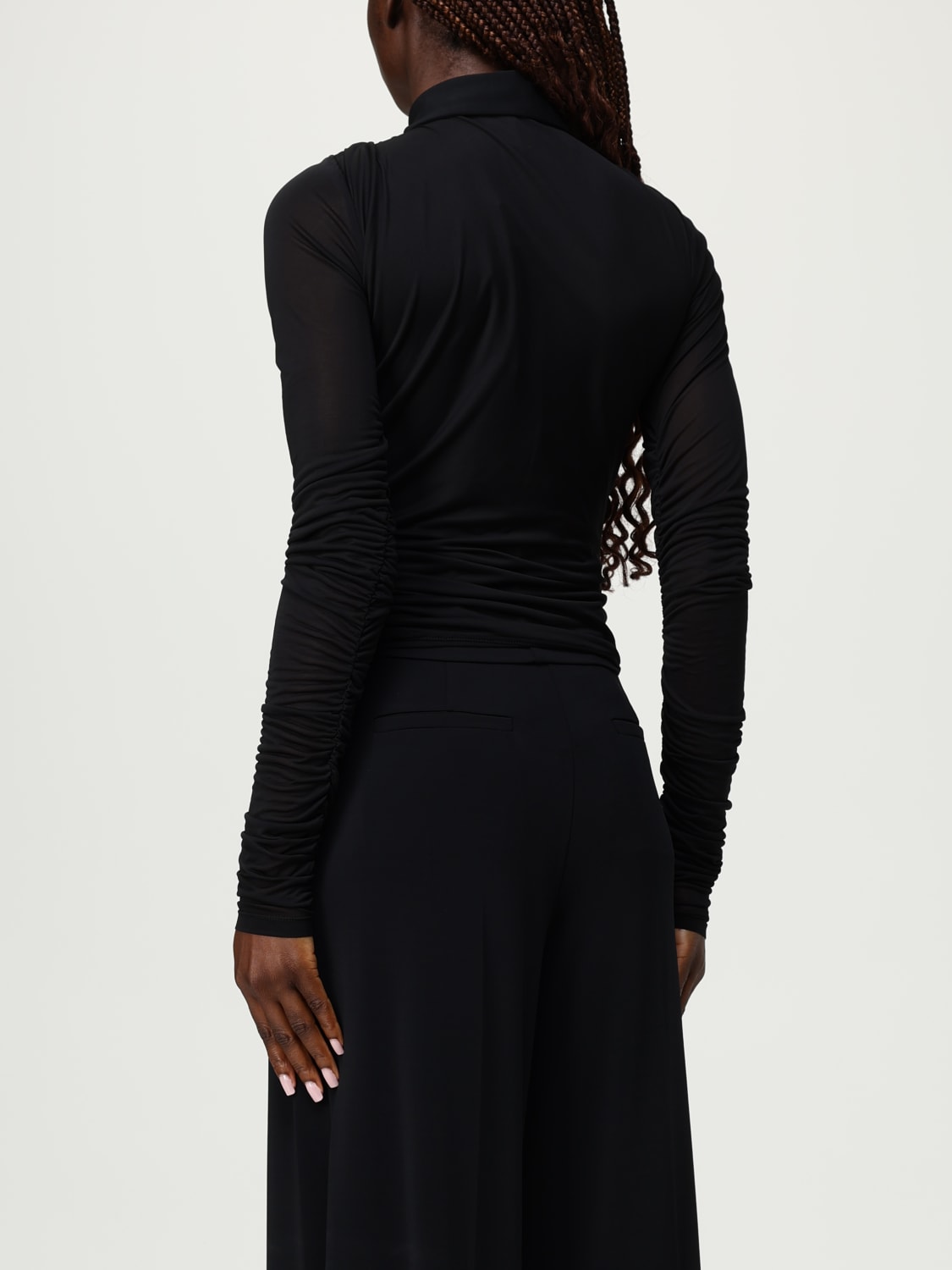 MAX MARA TOP: Bodysuit woman Max Mara, Black - Img 3