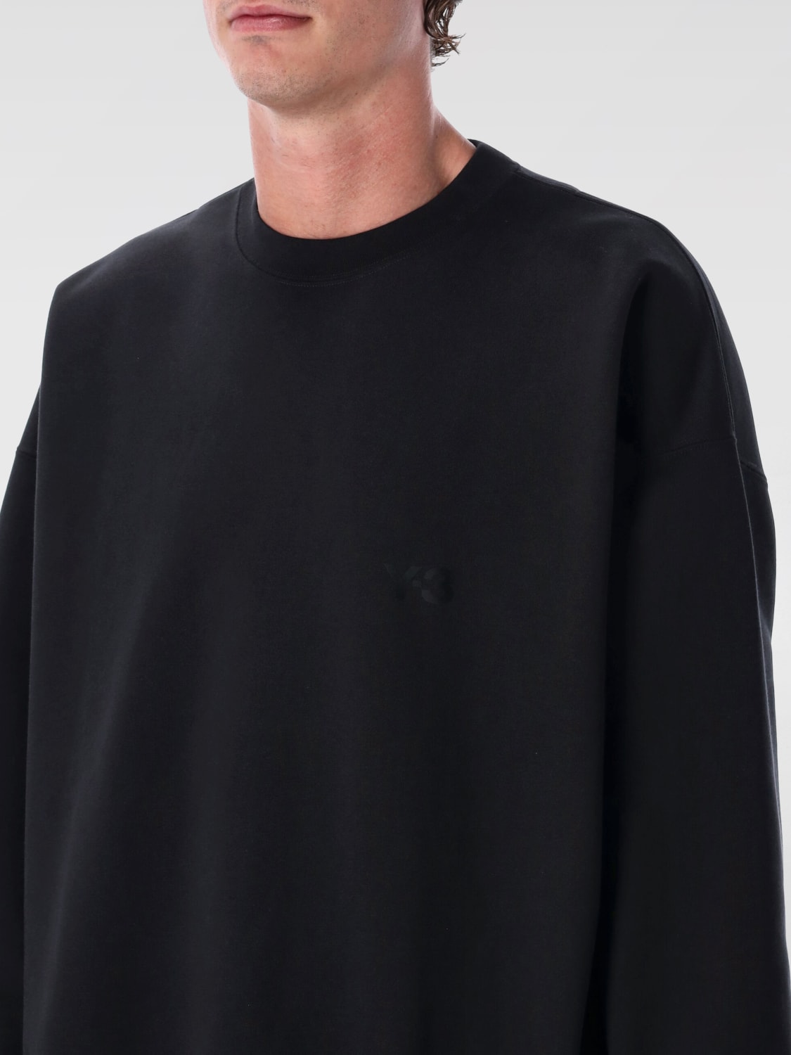 Y-3 SWEATSHIRT: Sweatshirt men Y-3, Black - Img 3