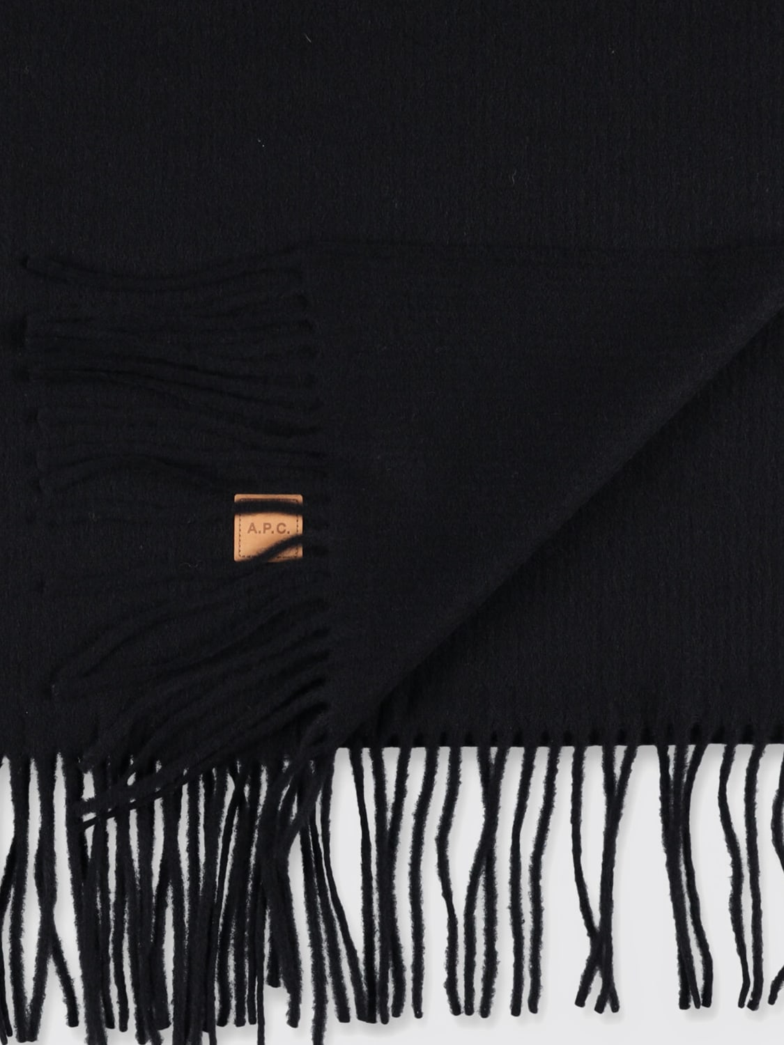 A.P.C. SCARF: Scarf men A.P.C., Black - Img 2