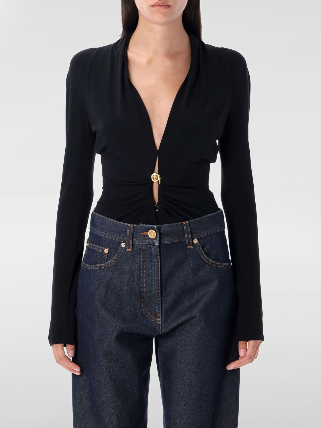 VERSACE TOP: Top mujer Versace, Negro - Img 1