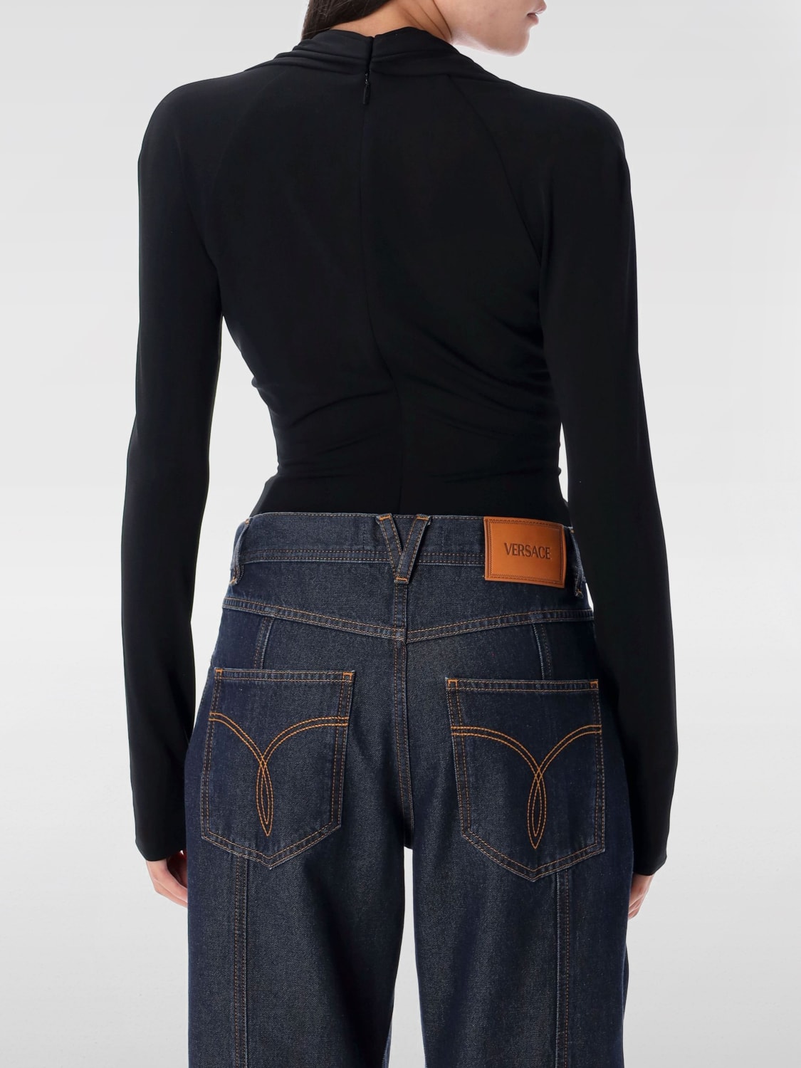 VERSACE TOP: Top mujer Versace, Negro - Img 2