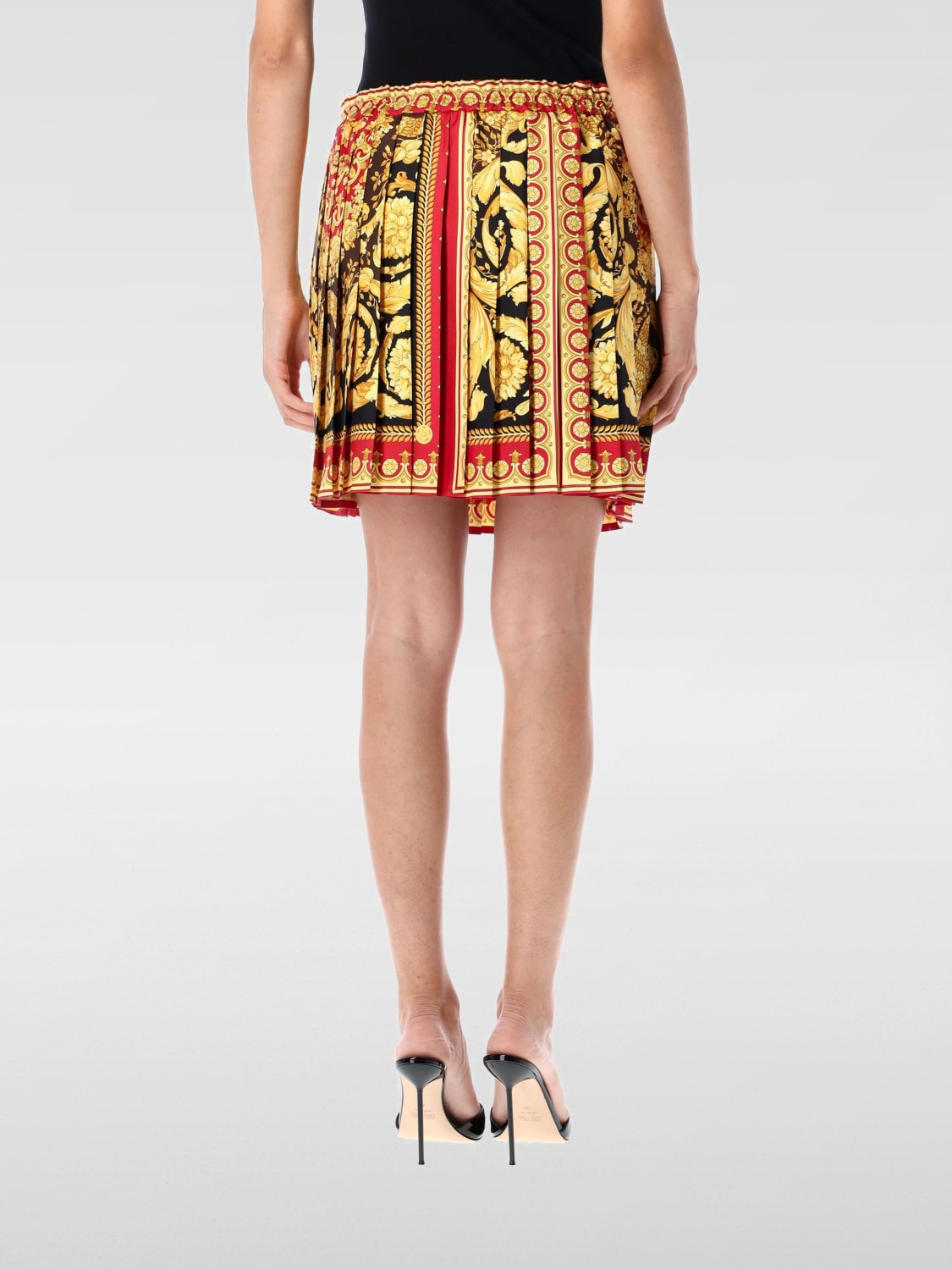 VERSACE SKIRT: Skirt woman Versace, Gold - Img 2