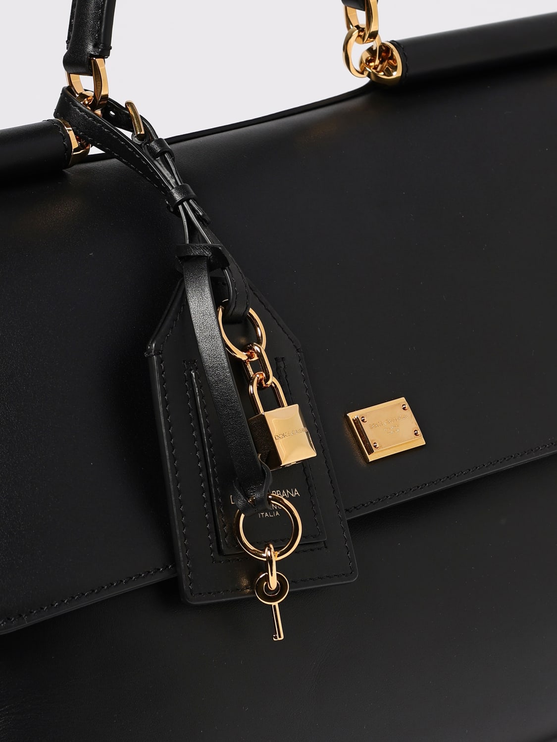 DOLCE & GABBANA BORSA A MANO: Borsa a mano My Sicily Dolce & Gabbana, Nero - Img 4