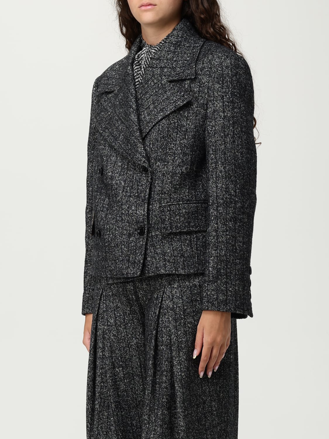 DOLCE & GABBANA JACKET: Jacket woman Dolce & Gabbana, Striped - Img 4