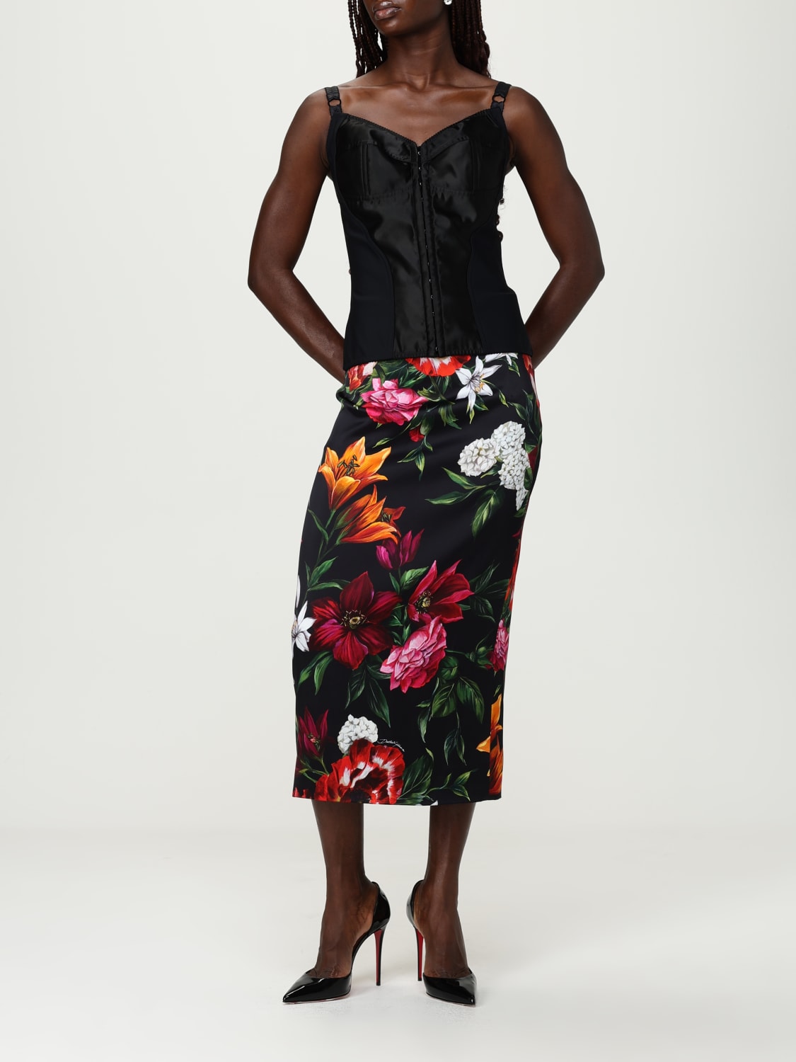 DOLCE & GABBANA TOP: Top woman Dolce & Gabbana, Black - Img 2